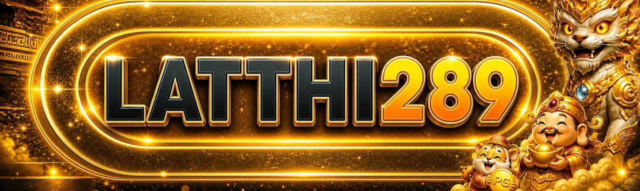 แบนเนอร์ทางเข้า latthi289 บนพื้นหลังส้มทอง